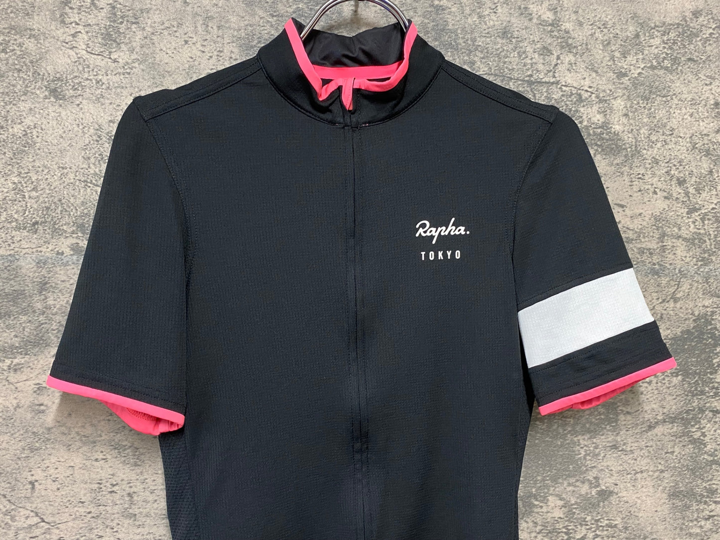 IZ693 ラファ Rapha SUPER LIGHTWEIGHT JERSEY 半袖 サイクルジャージ 黒 XS