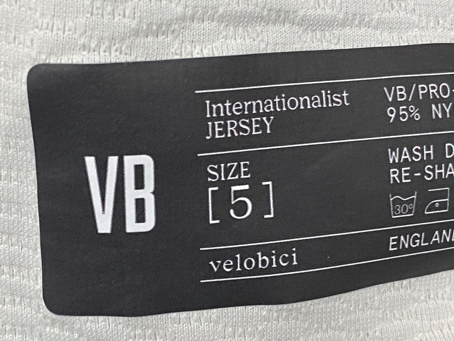 IO522 ヴェロビチ velobici Internationalist JERSEY 半袖 サイクルジャージ 白 5