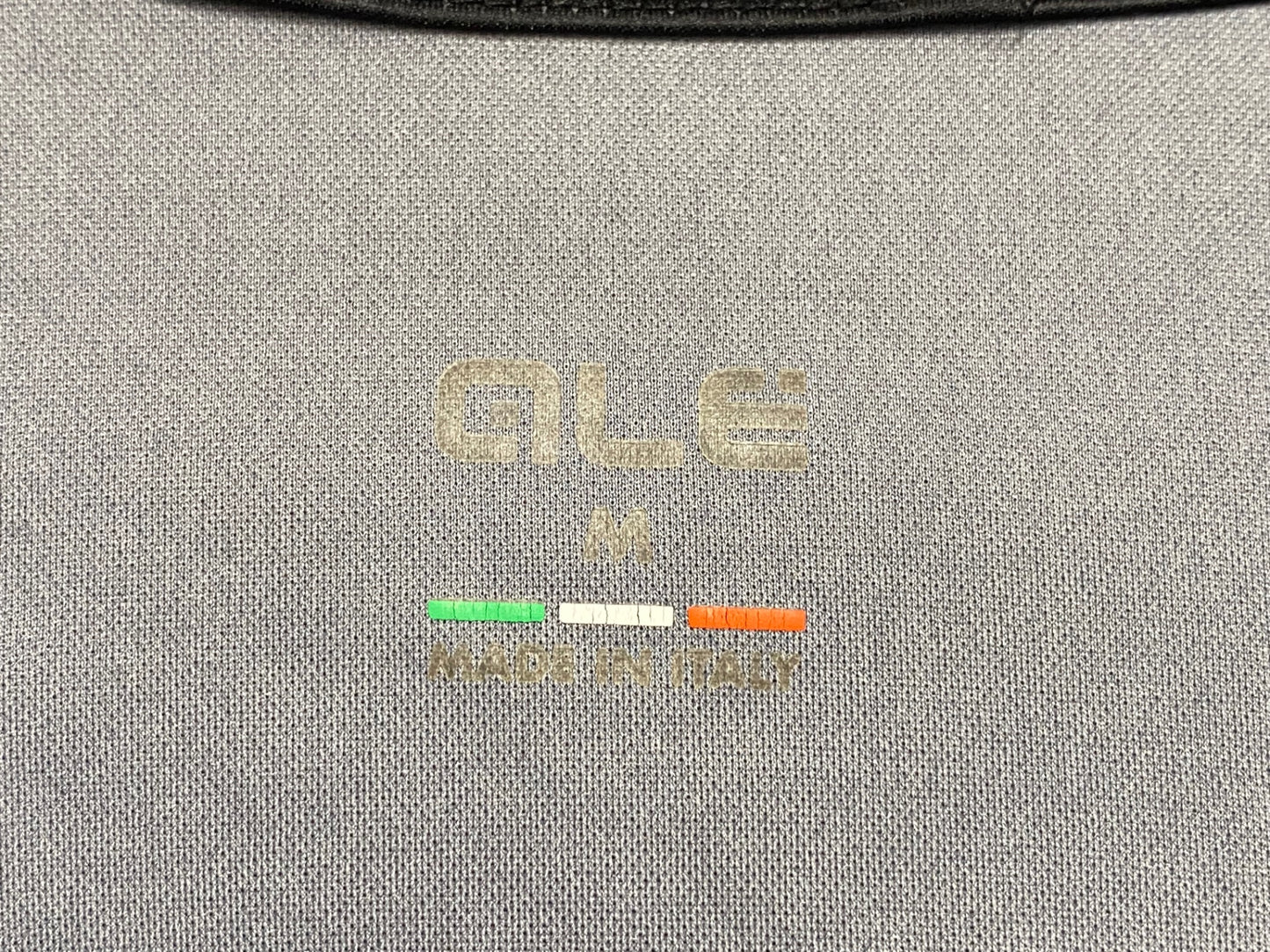 IZ411 アレ ALE 半袖 サイクルジャージ 黒 黄 M