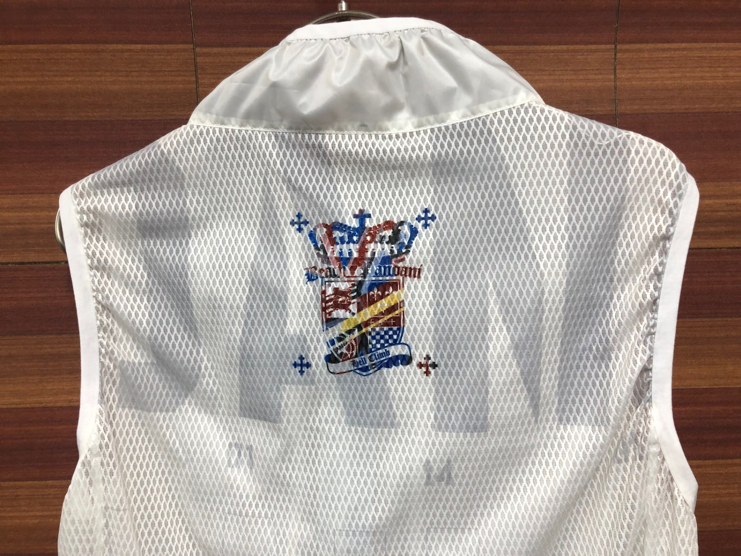 IQ218 パンダーニ PANDANI ジレ サイクルベスト 白 M