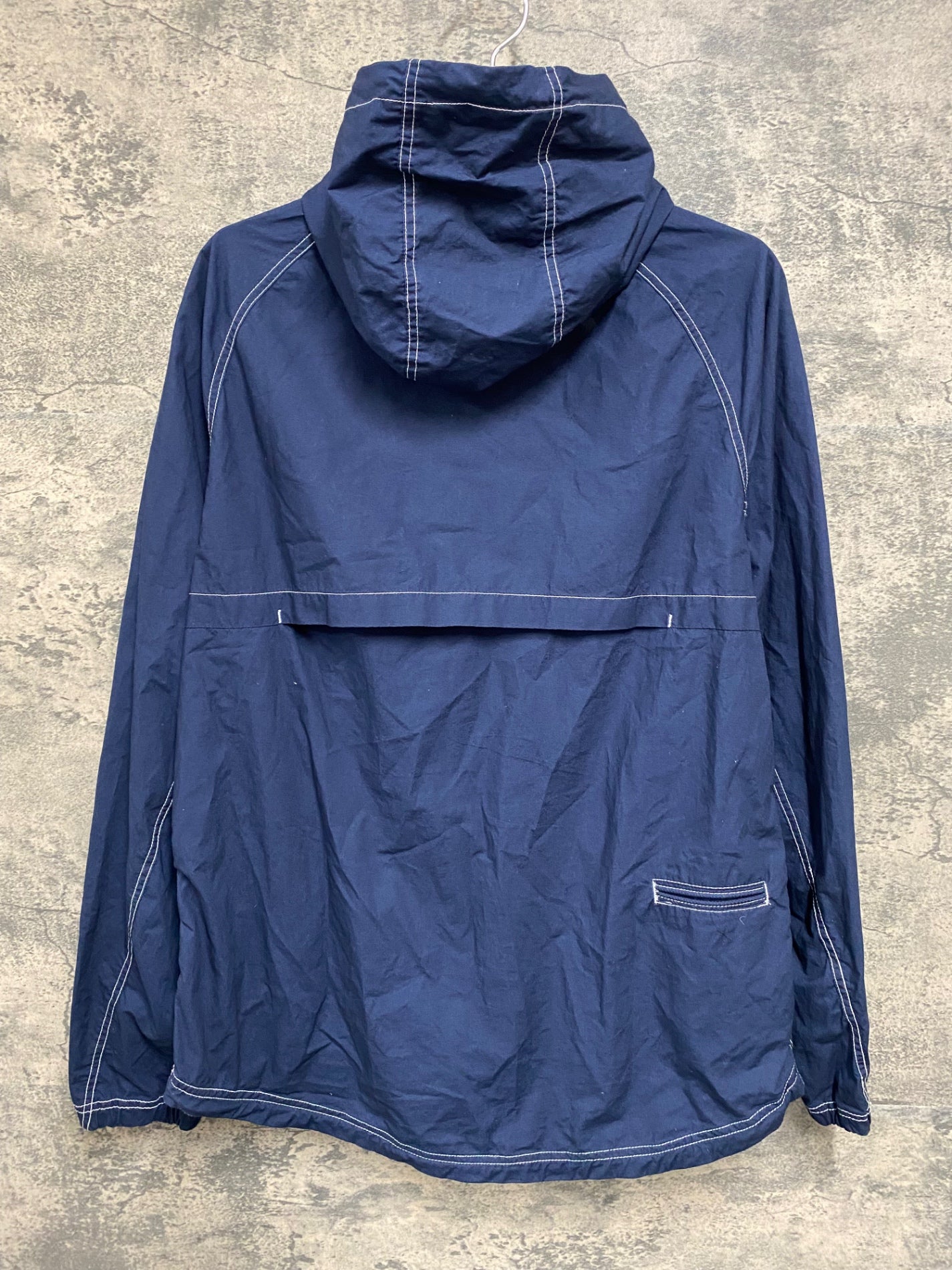 JC887 ナリフリ narifuri Typewriter pull breaker サイクルジャケット 紺 XL