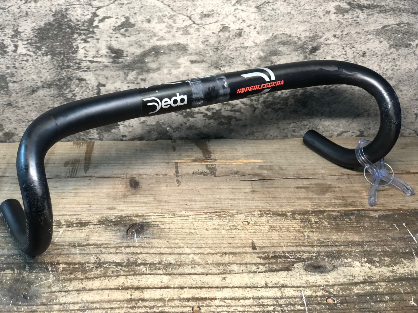 JA413 デダ Deda スーパーレジェーラ SUPER LEGGERA カーボン ドロップハンドル エンド外-外440mm Φ31.75 ※固定部凹み強のためジャンク