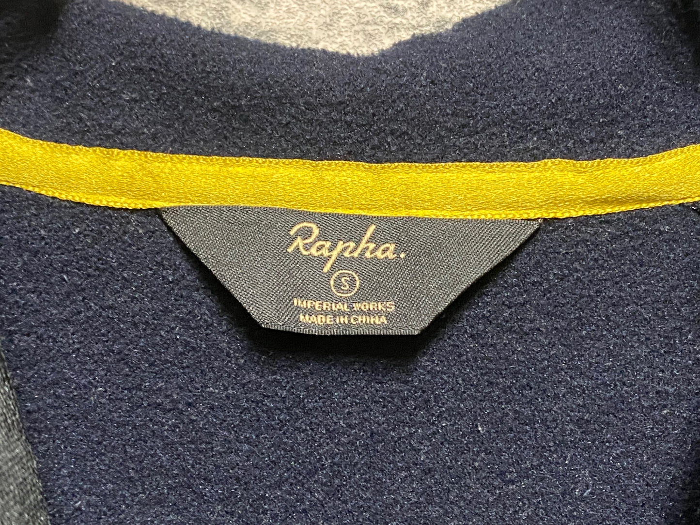 IY126 ラファ Rapha GS Imperial Works 長袖 サイクルジャージ S ブラック