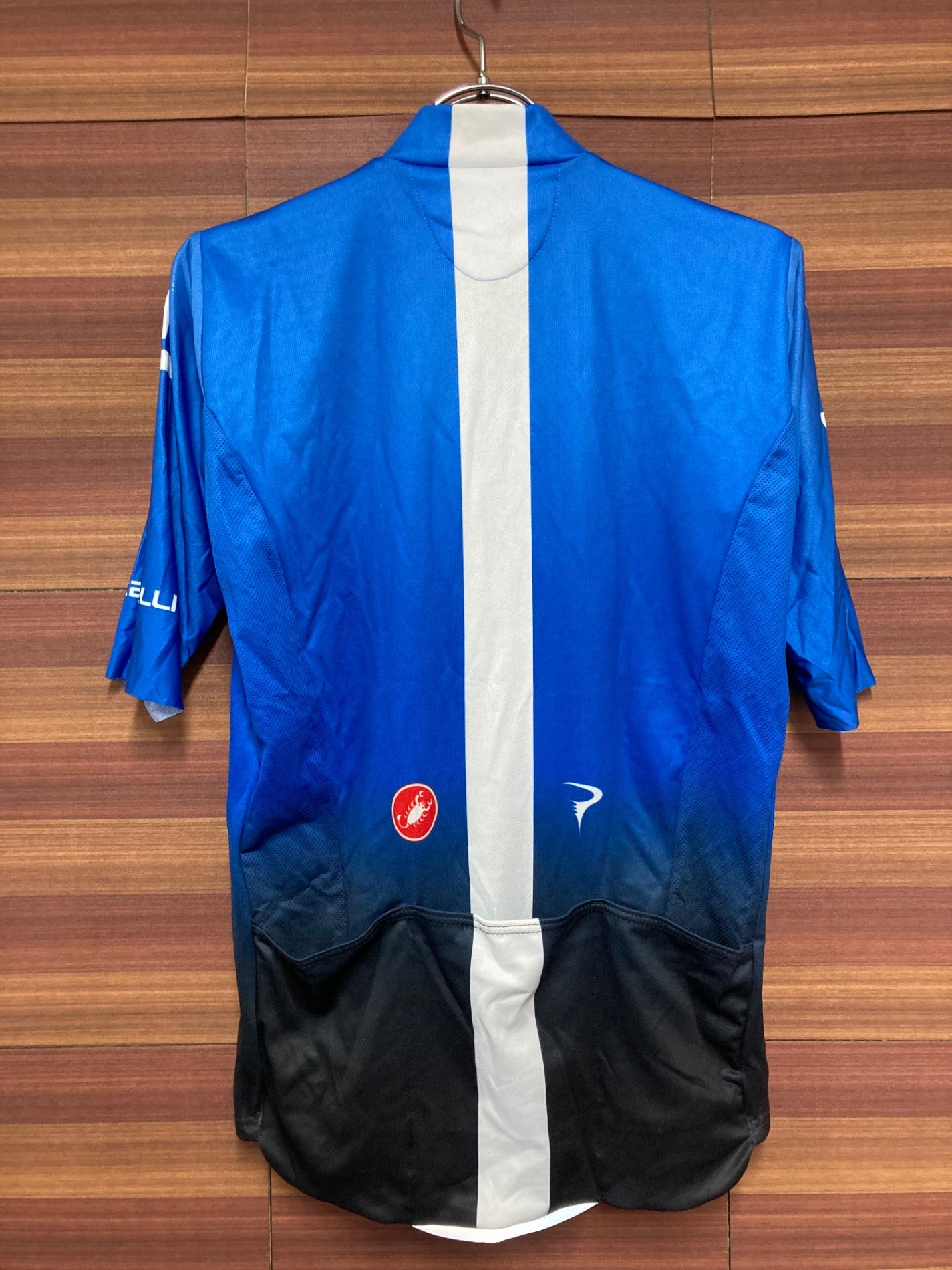 IS780 カステリ CASTELLI TEAM SKY 半袖 サイクルジャージ 青 M