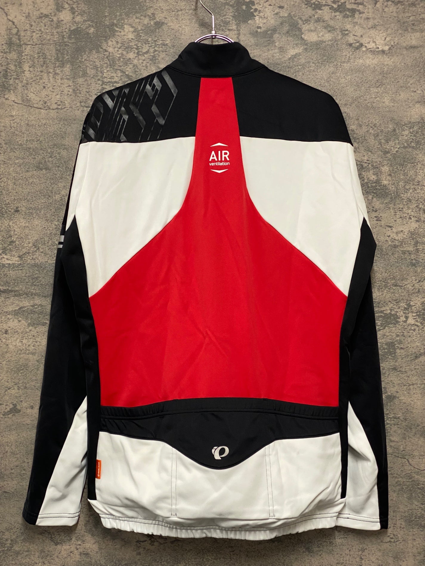 IZ517 パールイズミ PEARL iZUMi 長袖 サイクルジャケット 裏起毛 XL 黒白 袖汚れ
