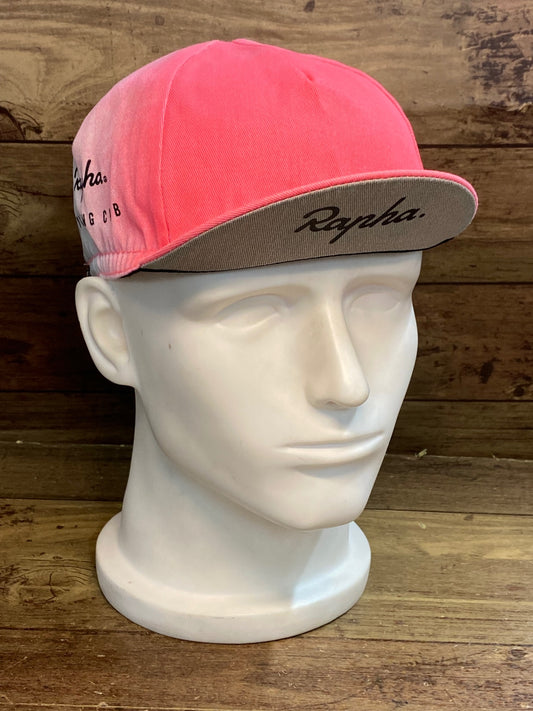 II641 ラファ Rapha RCC MEMBERSHIP CAP サイクルキャップ ピンク グレー ワンサイズ