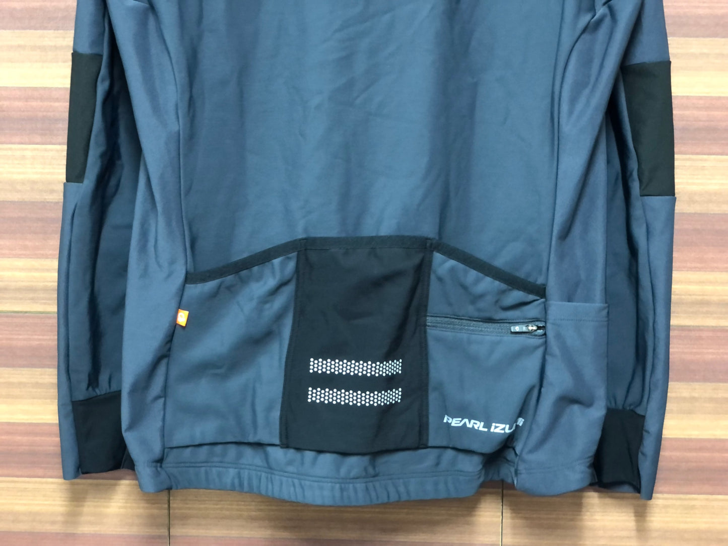 IP911 パールイズミ PEARL iZUMi 長袖 サイクルジャケット 黒 グレー L 裏起毛