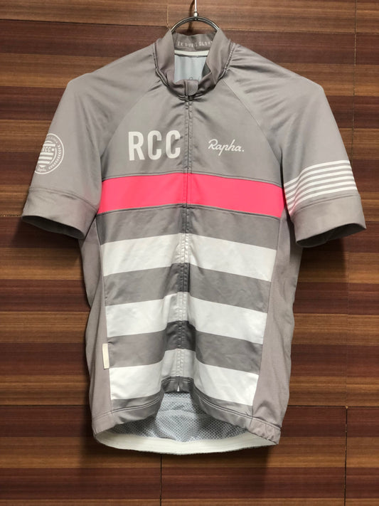 IJ542 ラファ RAPHA PROTEAM JERSEY S グレー/ピンク RCC