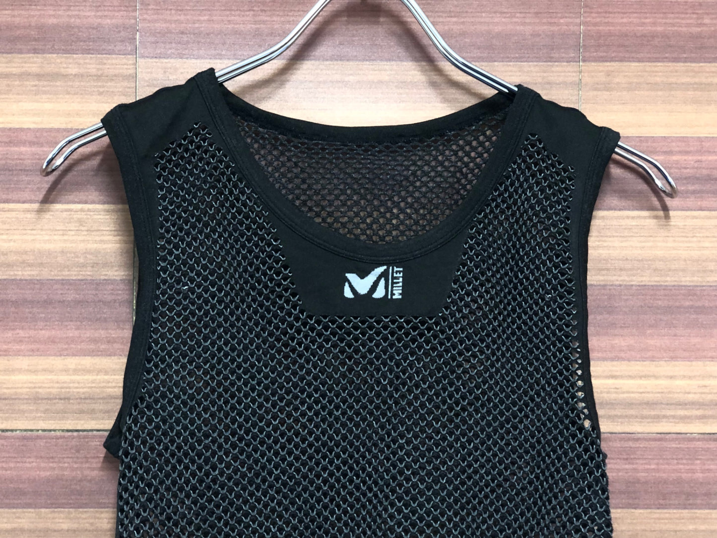 IL527 ミレー MILLET ノースリーブ べースレイヤー 黒 L-XL