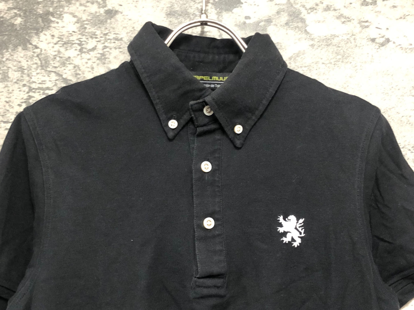 IX288 カペルミュール KAPELMUUR 半袖 ポロシャツ 黒 M