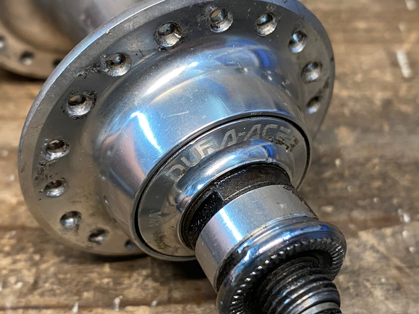 IN592 シマノ Shimano デュラエース DURA-ACE HB/FB-7700 前後ハブセット 8/9s 36H