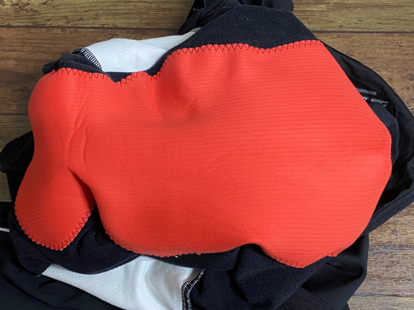 IY665 シマノ SHIMANO ビブタイツ 黒 XXL 裏起毛