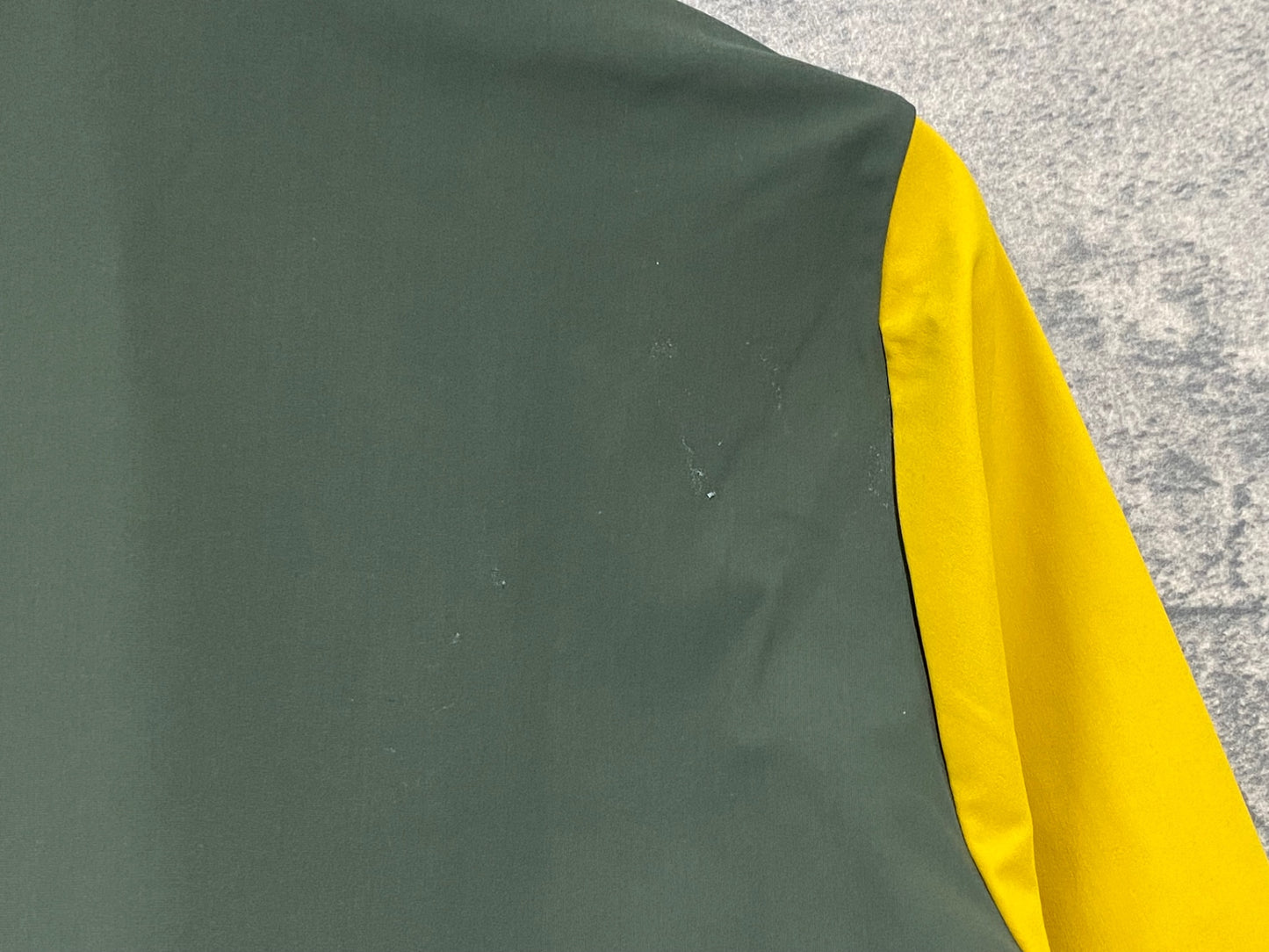 JE012 プッシュハード PUSH HARD 半袖 サイクルジャージ M グリーン イエロー