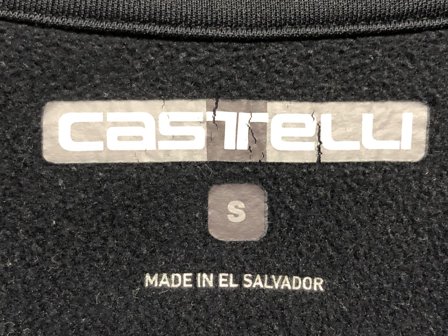 IL281 カステリ CASTELLI 長袖 サイクルジャージ 黒 S 裏起毛