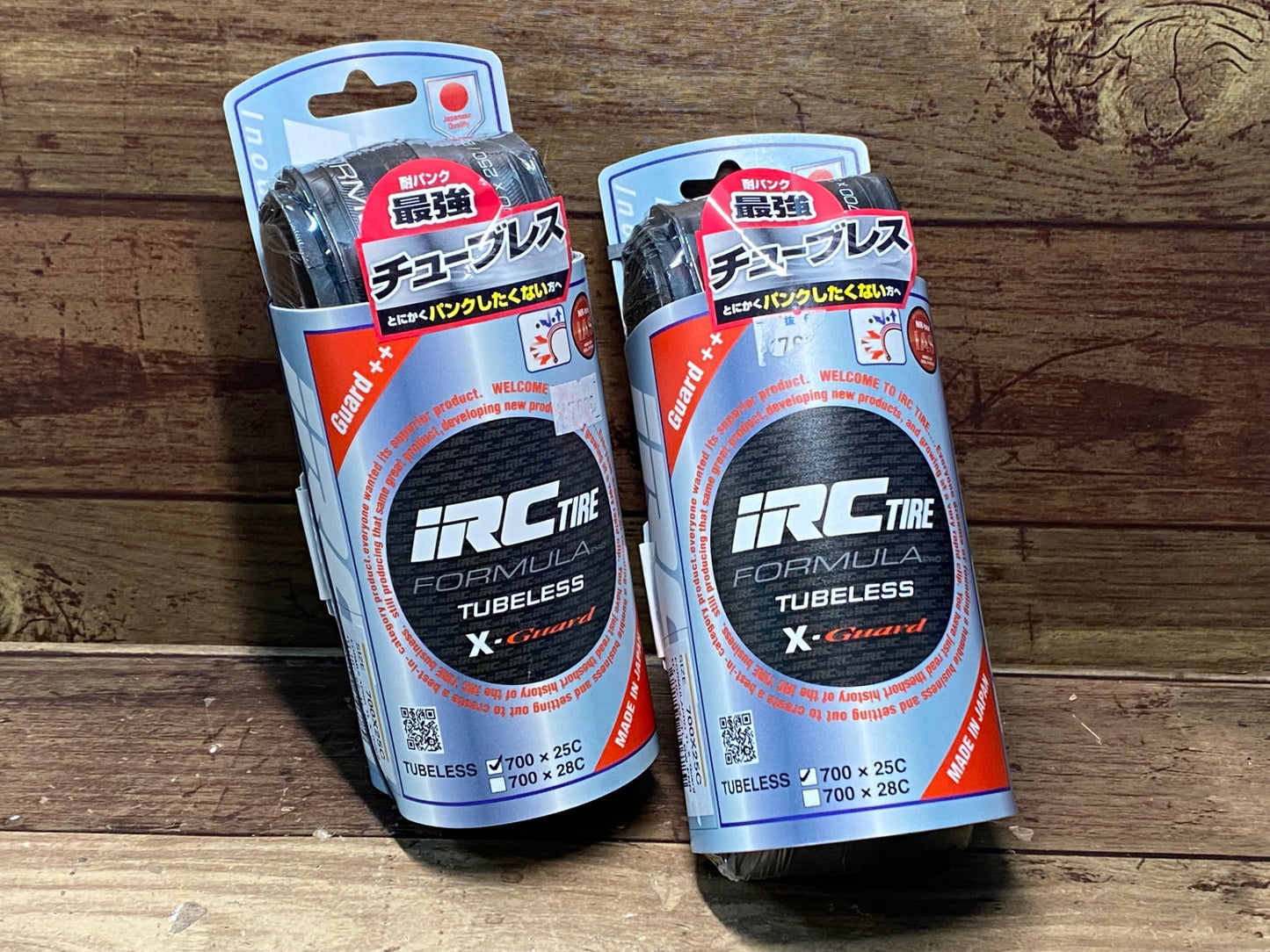 ID376 IRC FOMURA PRO TUBLESS タイヤ 700x25C 2本セット