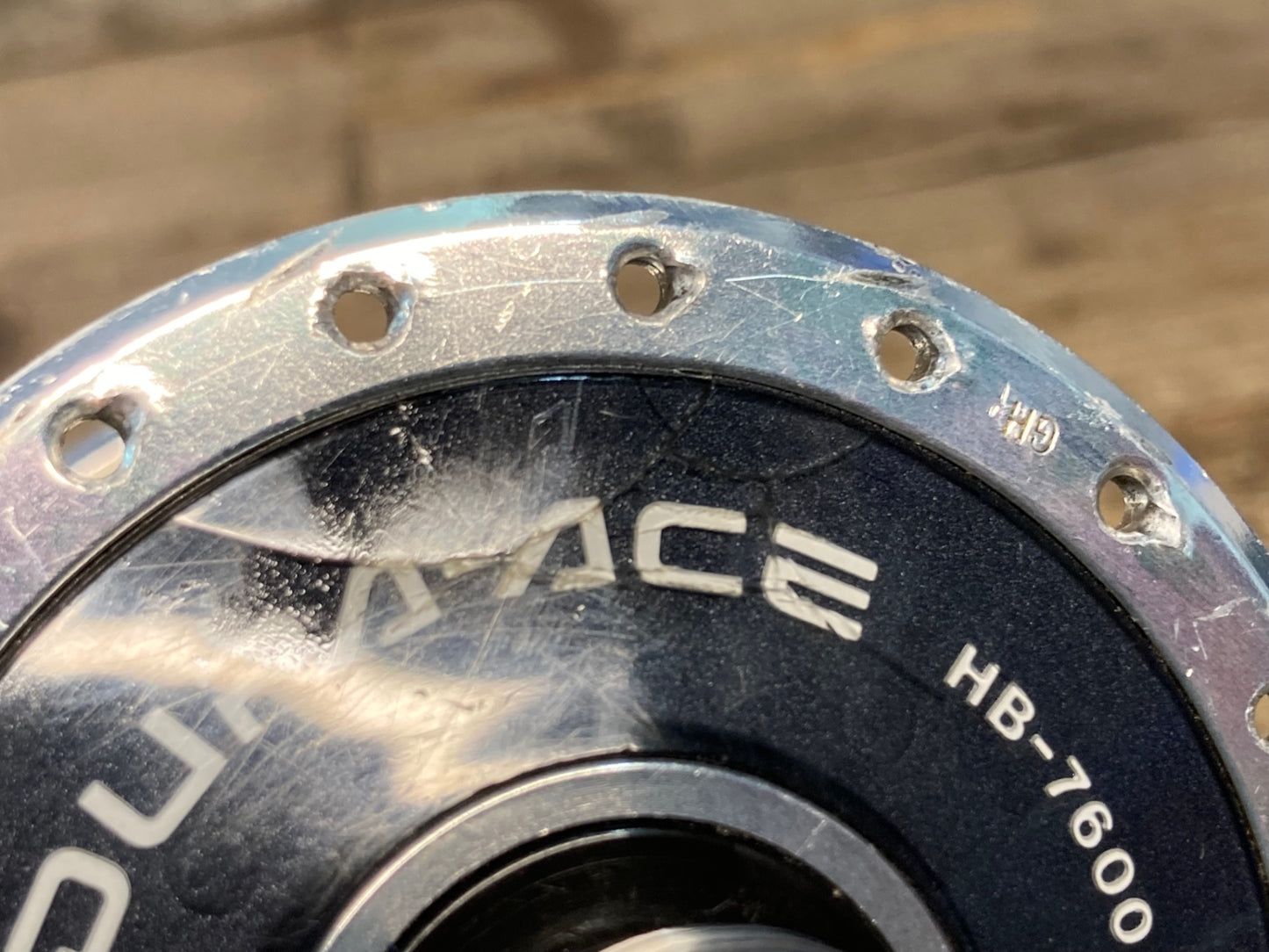 IS715 シマノ SHIMANO デュラエース DURA-ACE HB-7600 フロントハブ 36H ピスト 競輪 NJS