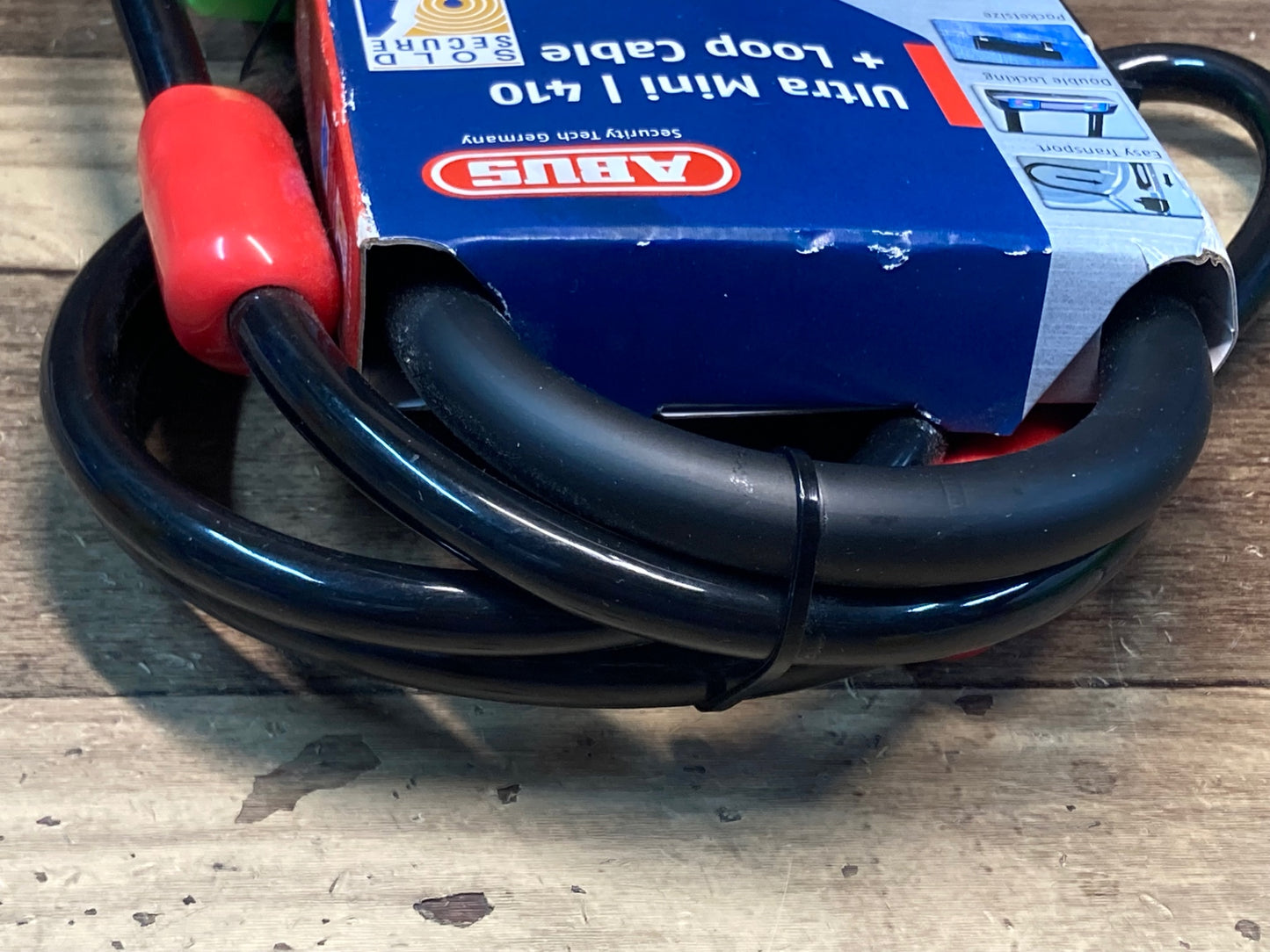 IJ979 アブス ABUS Ultra Mini 410 Loop Cable U字ロック