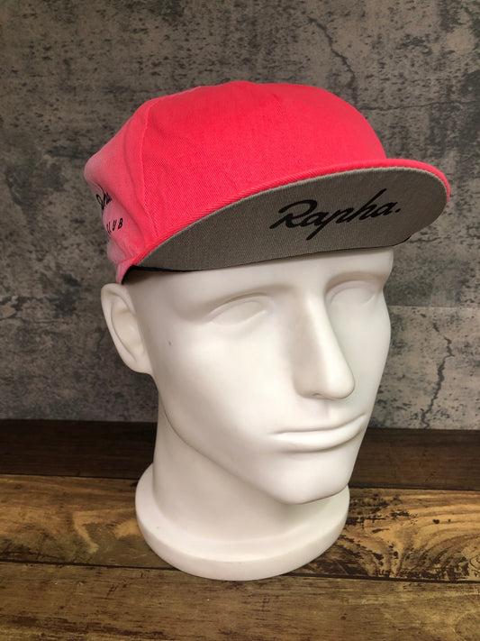 IT268 ラファ Rapha RCC MEMBERSHIP CAP サイクルキャップ ピンク グレー フリーサイズ
