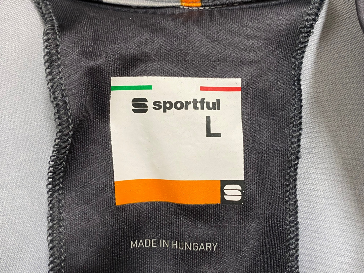 HT559 スポーツフル SPORTFUL 半袖サイクルジャージ 青 L ※ほつれあり