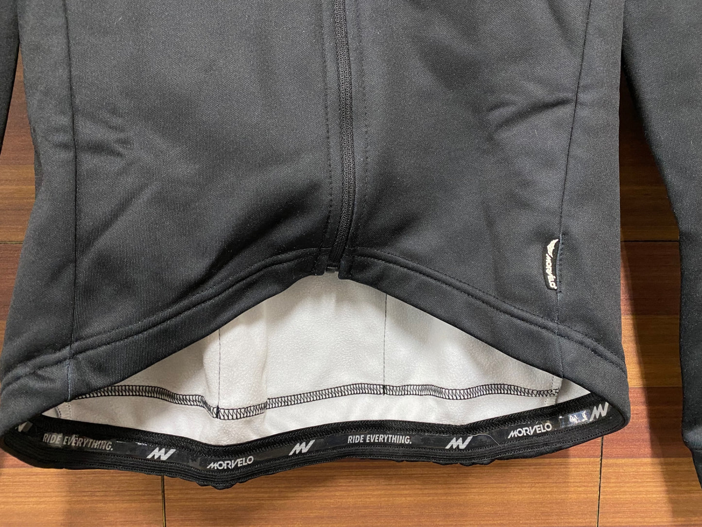 IN226 モルベロ MORVELO 長袖 サイクルジャージ 黒 ピンク S 裏起毛