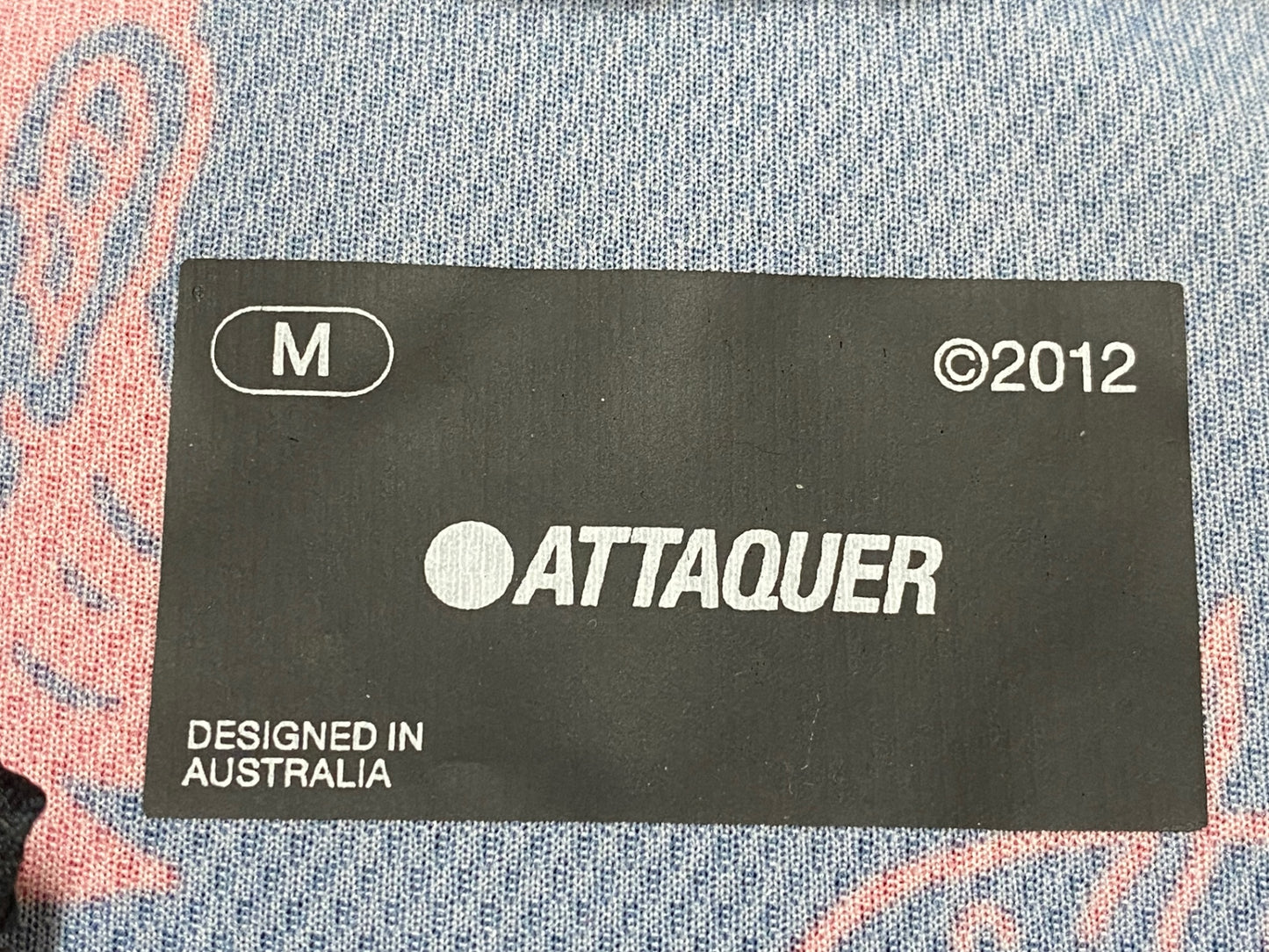 JA623 アタッカー ATTAQUER Artist Series Limited Edition 半袖 サイクルジャージ 赤 黒 M Will Carsola