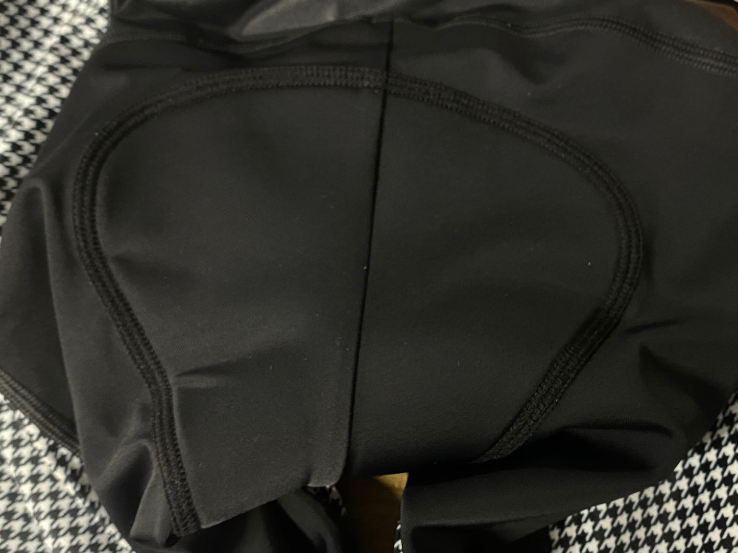 IQ185 サイコロジー CYCOLOGY レーサーパンツ 黒 千鳥柄 レディース L MOJO