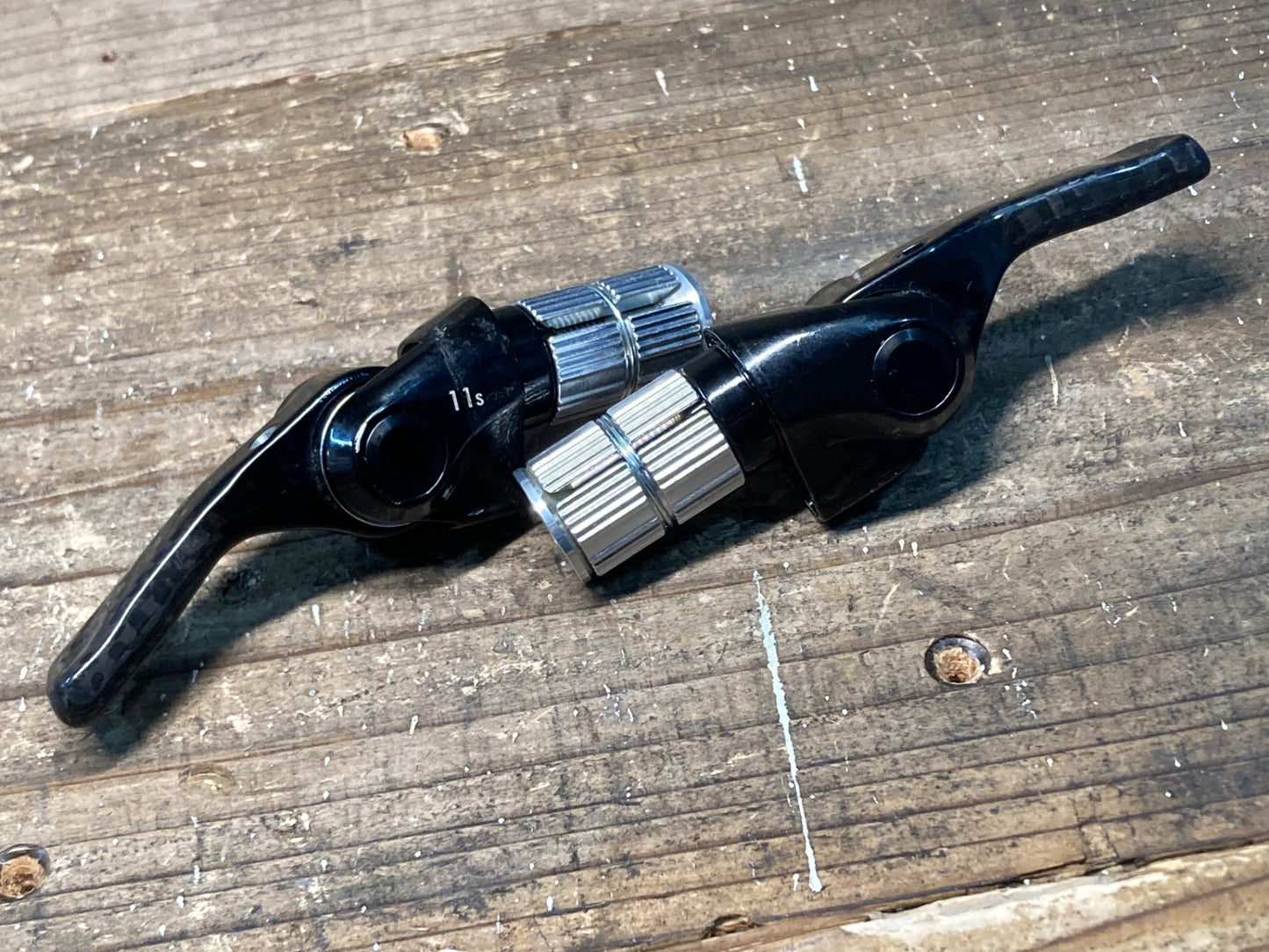 IS451 マイクロシフト microSHIFT バーエンド カーボン シフター セット 2/3x11s