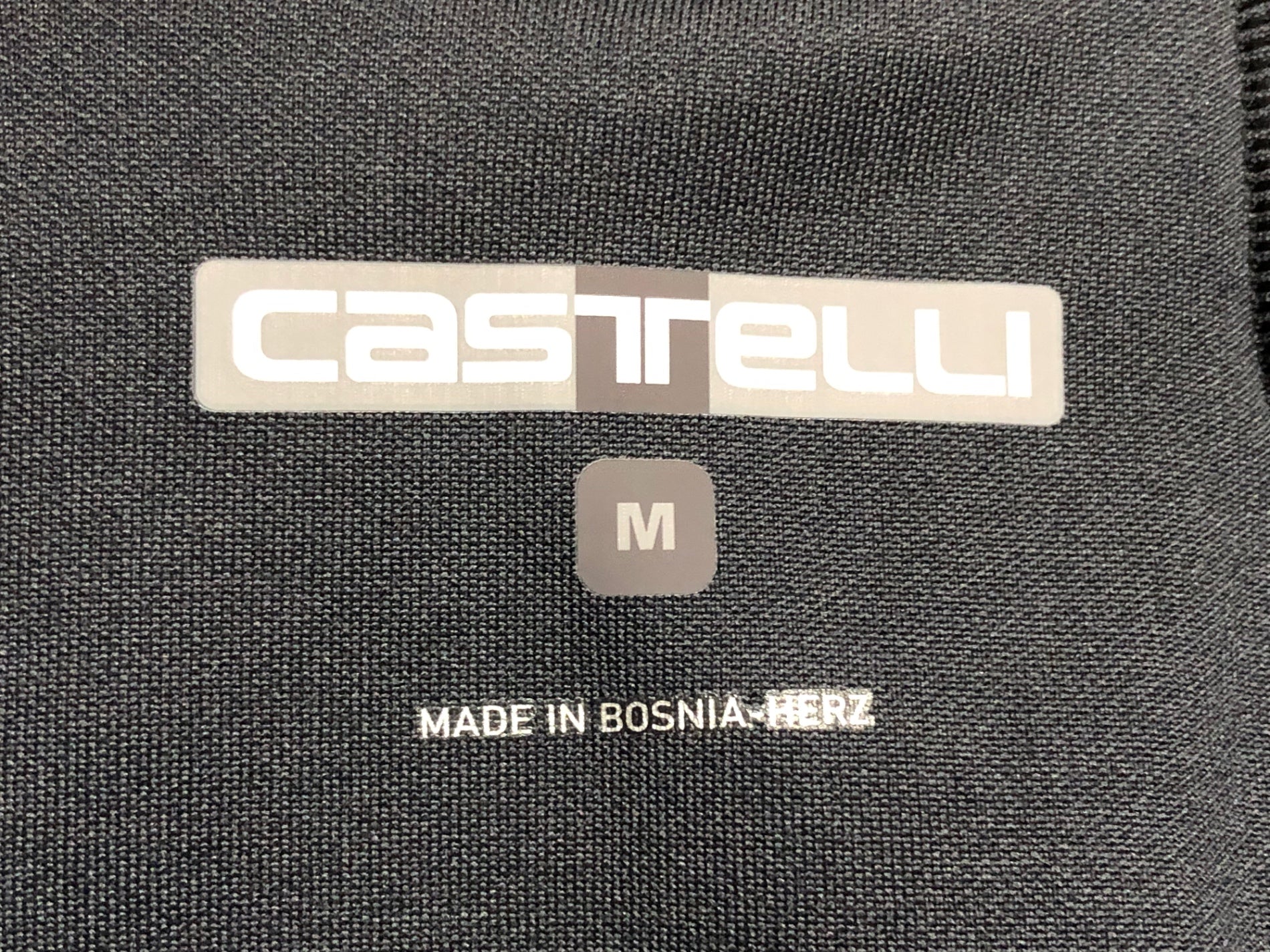 IM431 カステリ CASTELLI 長袖 サイクルジャケット 裏起毛 黒 M