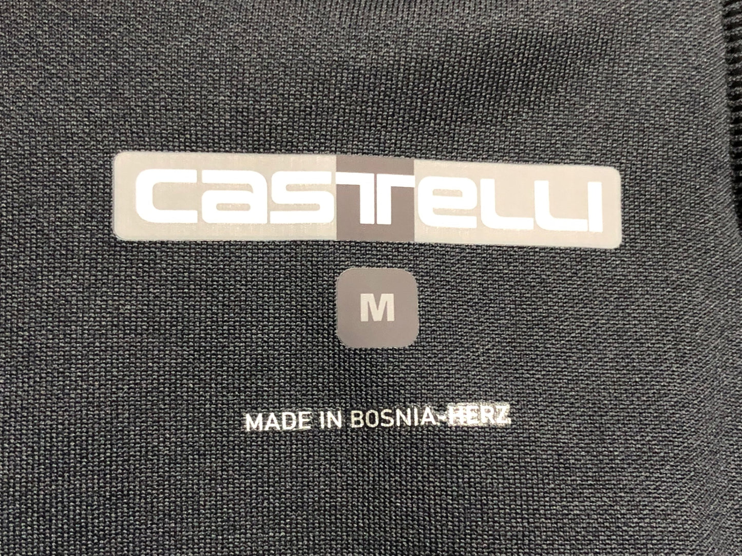 IM431 カステリ CASTELLI 長袖 サイクルジャケット 裏起毛 黒 M GORE TEX INFINIUM