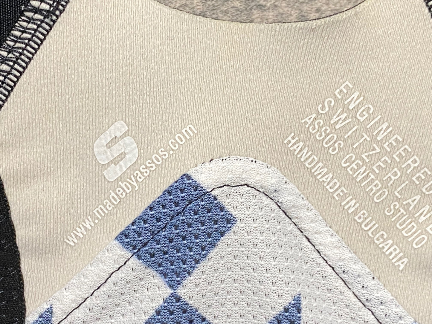 IW481 アソス Assos T.EQUIPE EVO ビブショーツ 黒 S ※プリントひび