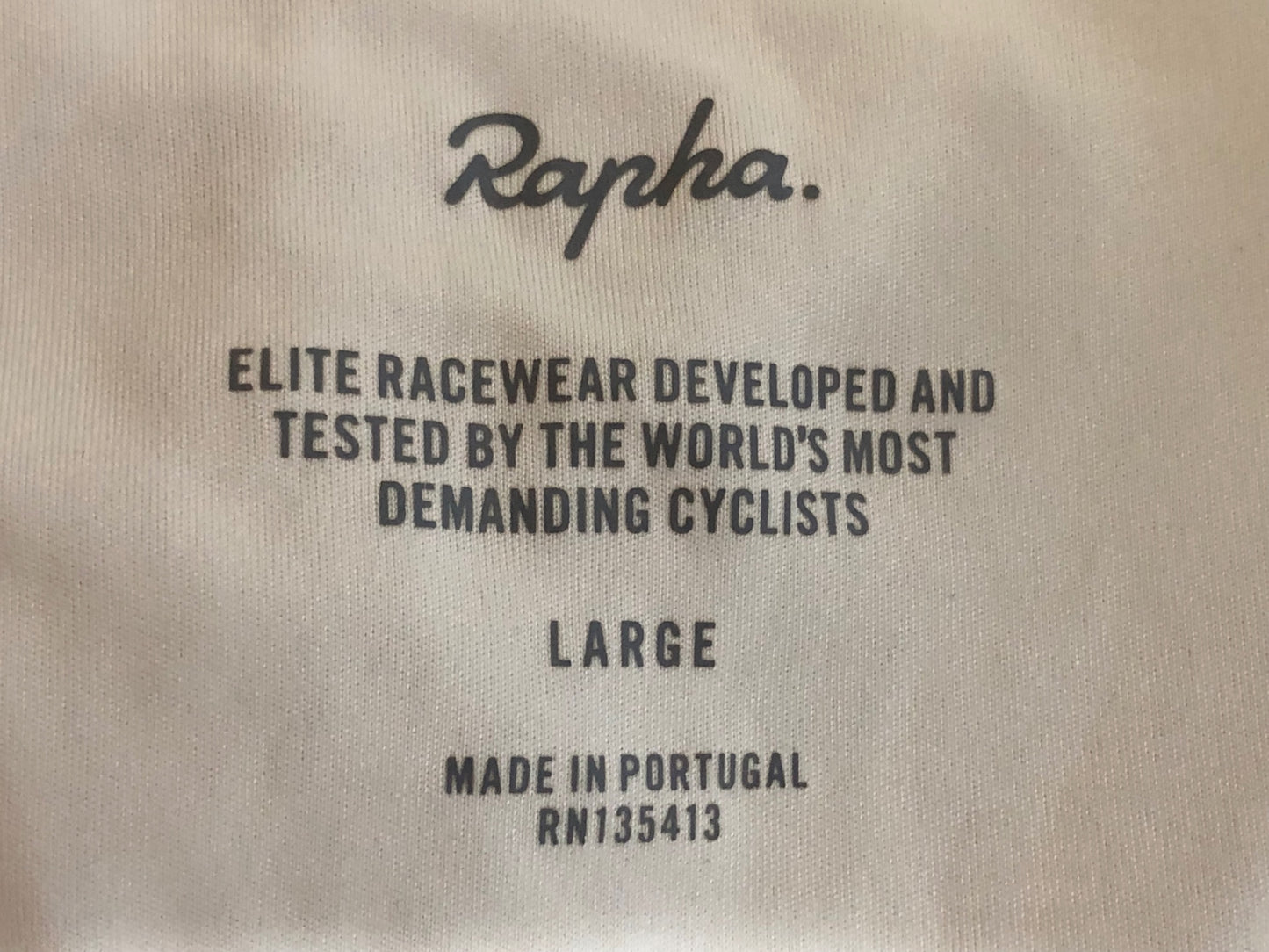 IO438 ラファ Rapha PRO TEAM FLYWEIGHT JERSEY 半袖 サイクルジャージ 白 L
