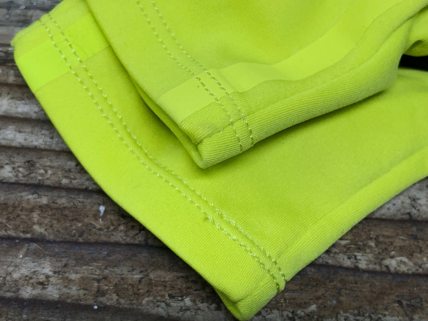 IW759 ラファ Rapha PRO TEAM GLOVES 長指 グローブ 黄 M 汚れ