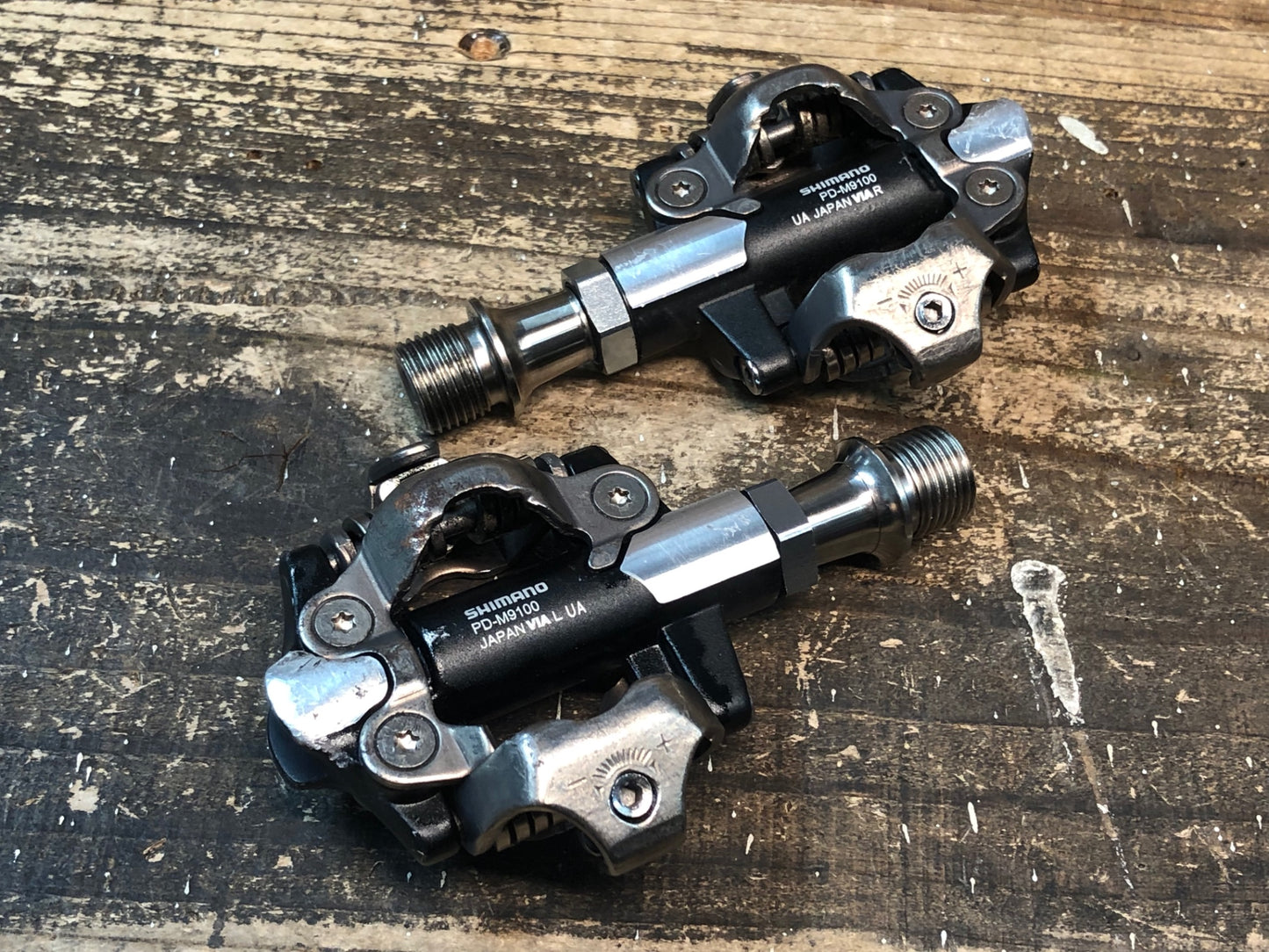 IY290 シマノ SHIMANO XTR PD-M9100 ビンディングペダル SPD