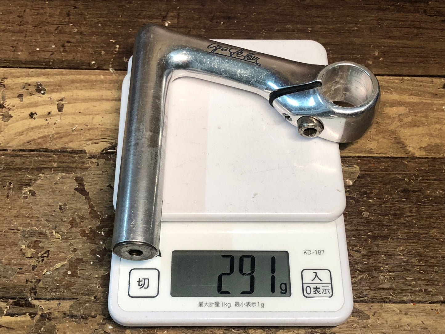 IJ948 3ttt レコード RECORD st88 アルミ スレッドステム クイルステム 115mm Φ25.8 Ugo De Rosa刻印