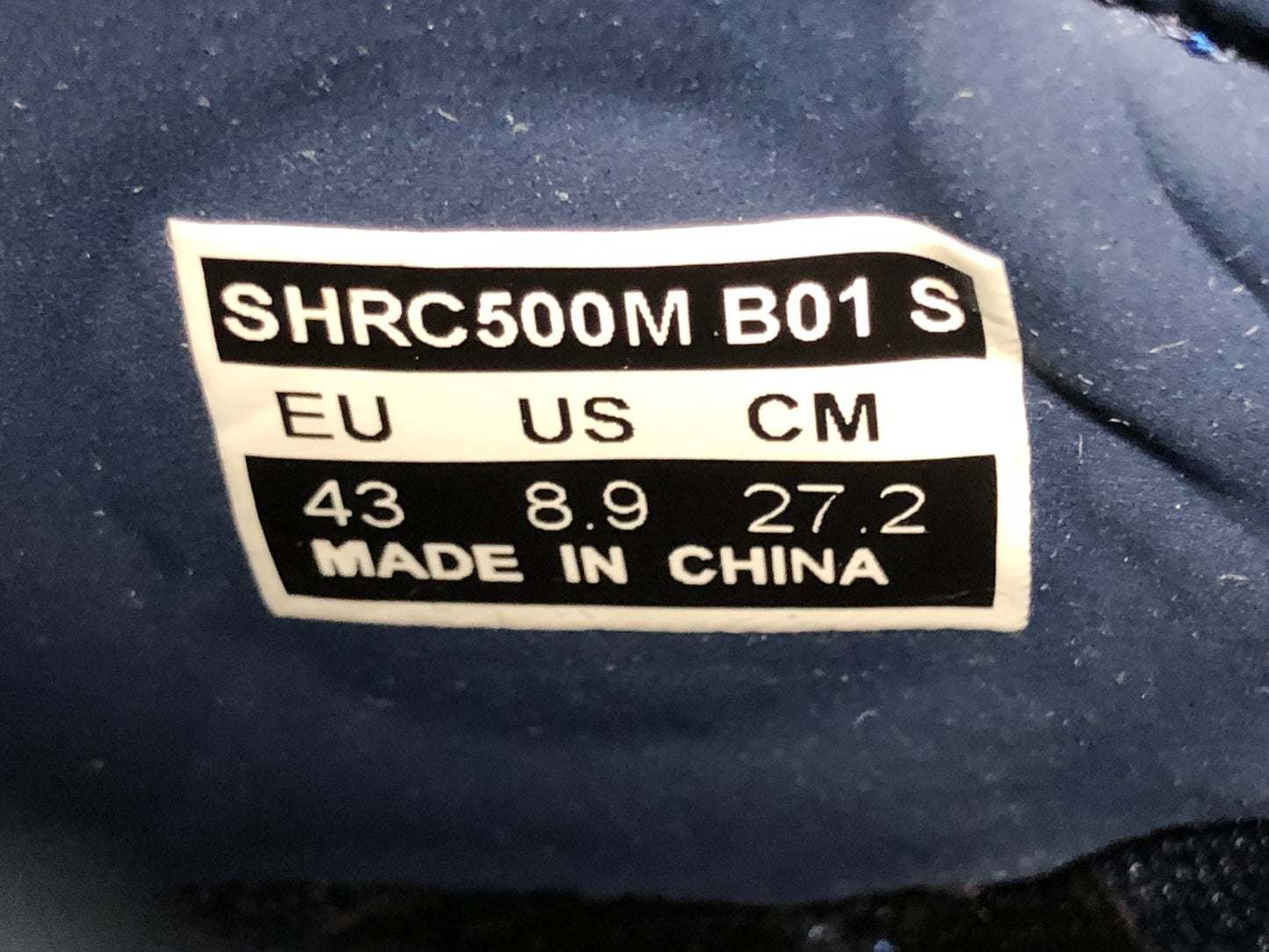 IP477 シマノ SHIMANO RC5 SH-RC500 ビンディングシューズ 青 EU43 SPD-SL ※新品未使用