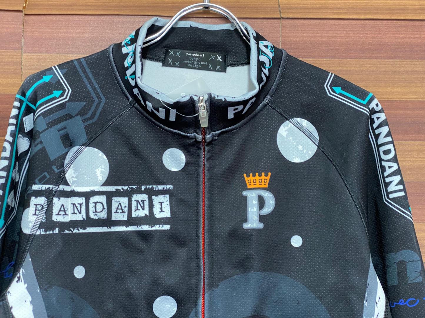 IT130 パンダーニ Pandani 長袖 サイクルジャケット 黒 M 裏起毛