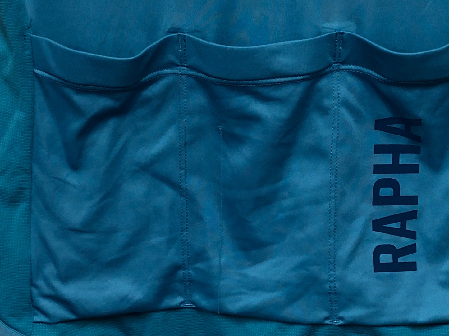 IN258 ラファ RAPHA WOMEN’S PRO TEAM TRAINING JERSEY 半袖 サイクルジャージ 水色 Sサイズ ※ポケットほつれ