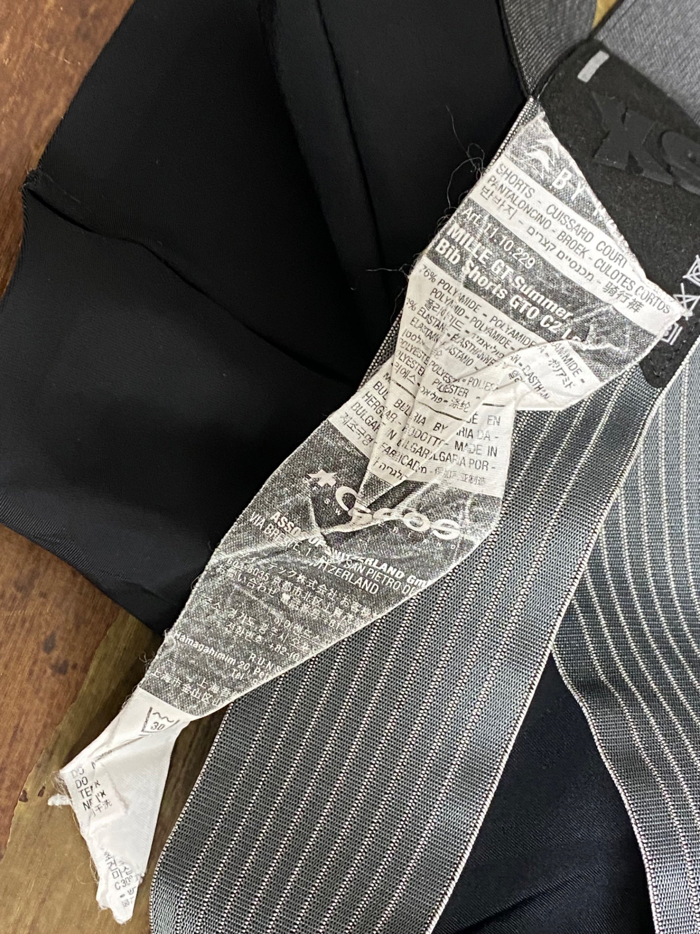 IY856 アソス assos ミレ MILLE GT Summer Bib Shorts GTOC2 LONG ビブショーツ 黒 XS