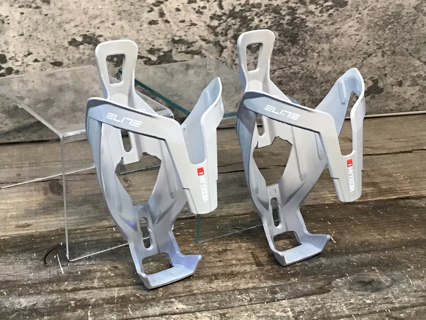 IO252 エリート ELITE ヴィコグラム VICOGLAM ボトルケージ ペア グレー/ブルーメタリック