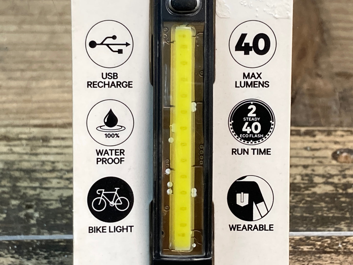 IR283 ノグ knog PLUS FRONT フロントライト 黒