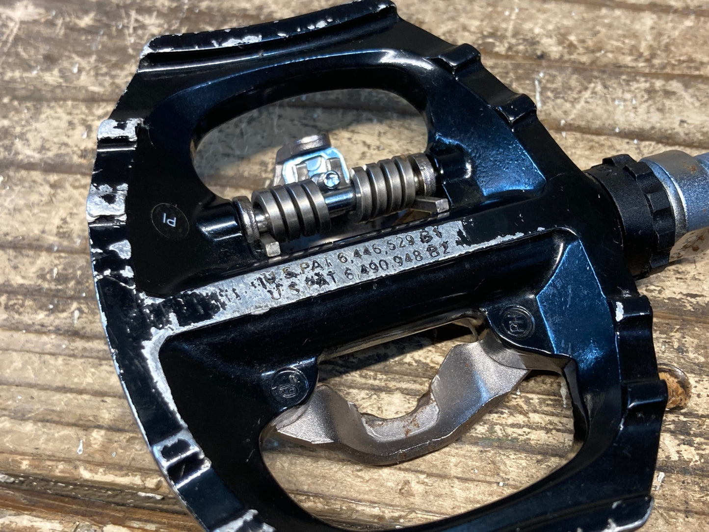 IY610 シマノ SHIMANO PD-A530 ビンディングペダル 片面 SPD 黒