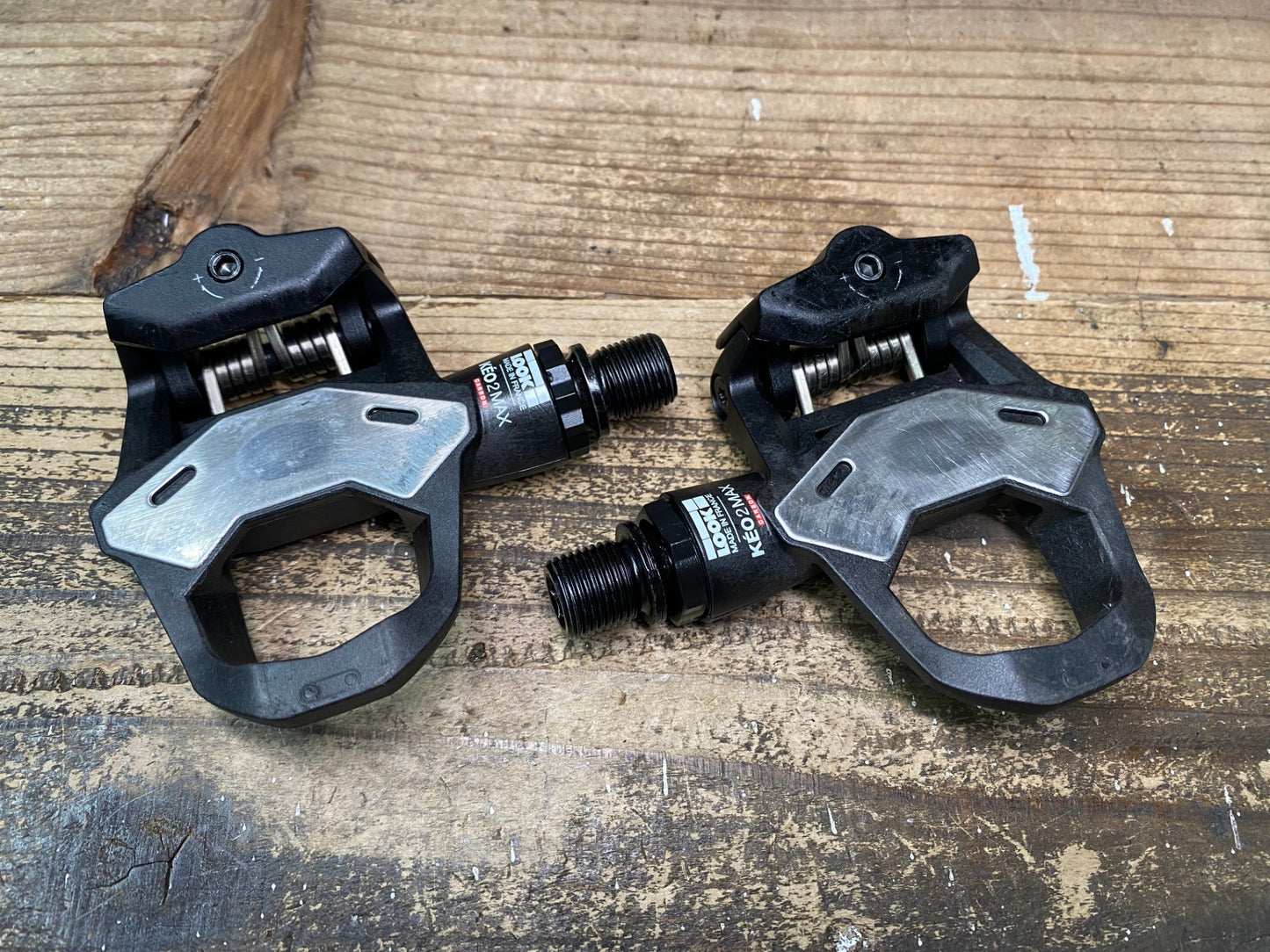 JD058 ルック LOOK ケオ KEO2 MAX CARBON ビンディングぺダル クロモリシャフト