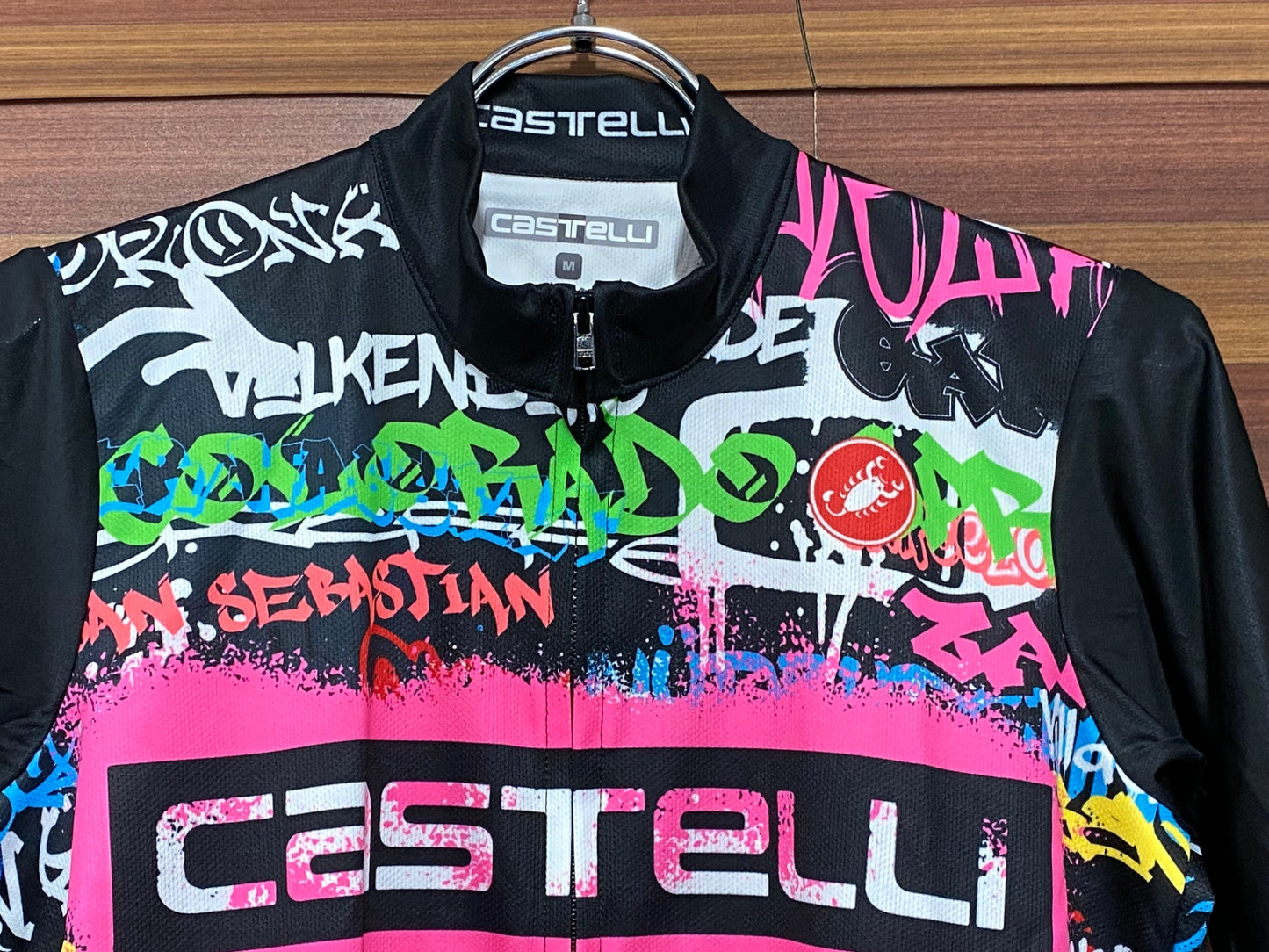 IT366 カステリ CASTELLI Graffiti 半袖 サイクルジャージ M
