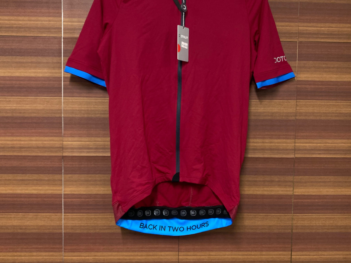 IL823 ドットアウト DOT OUT KYRO JERSEY 半袖サイクルジャージ L 赤