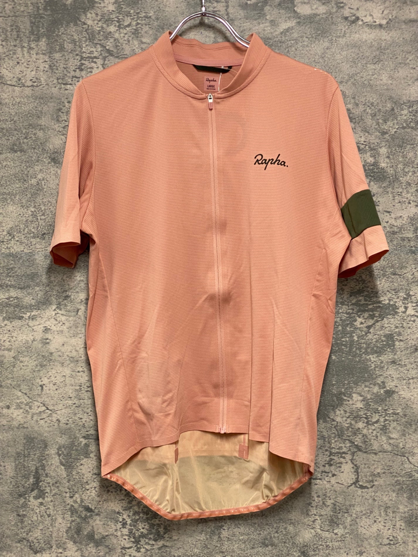 JB045 ラファ Rapha CLASSIC FLYWEIGHT JERSEY 半袖 サイクルジャージ ピンク L