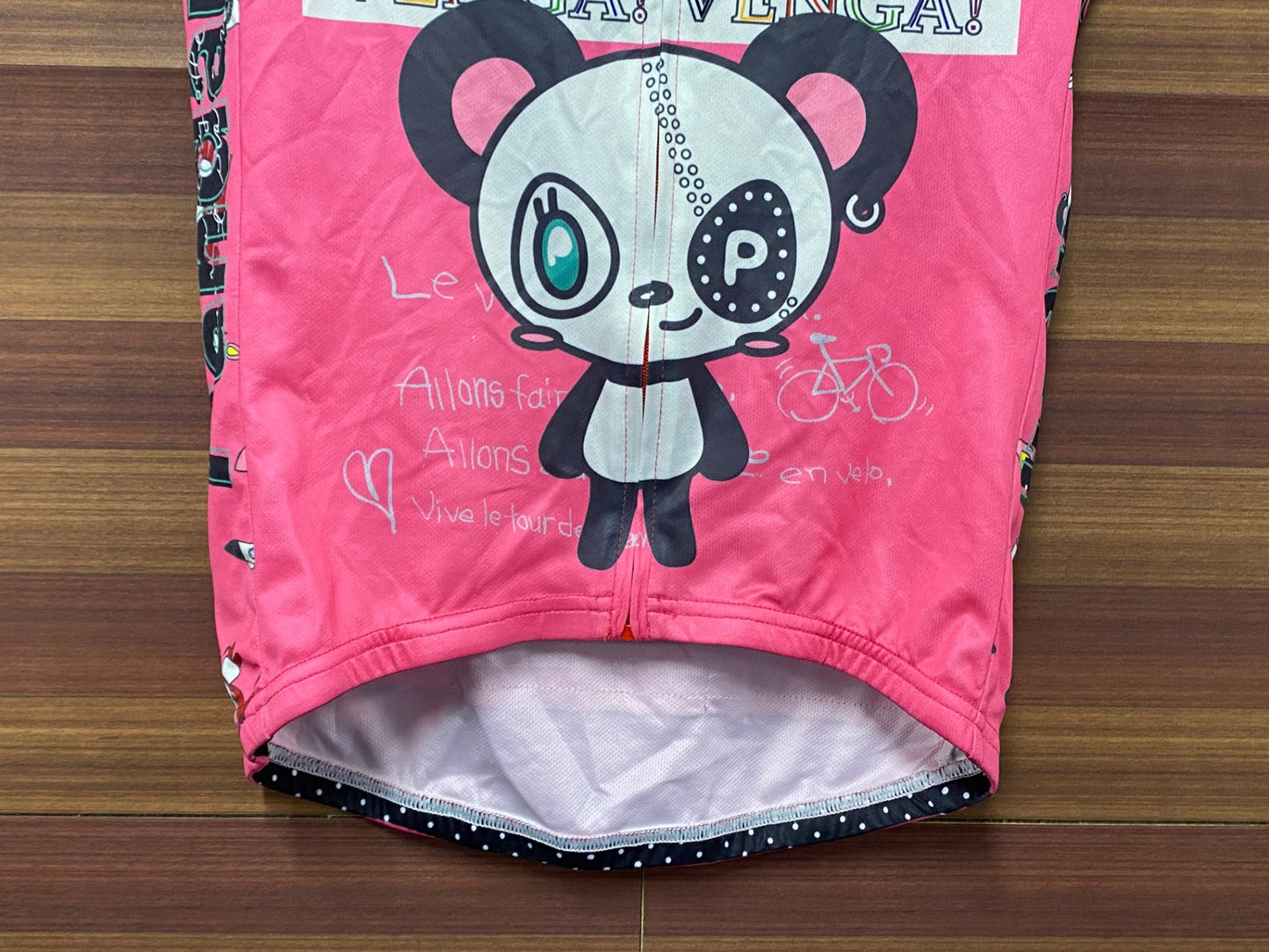 IT127 パンダーニ Pandani 半袖 サイクルジャージ ピンク S