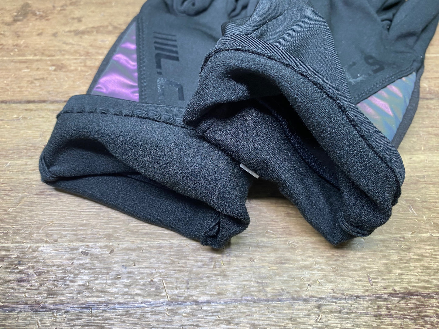 IZ046 ルコックスポルティフ le coq sportif 長指 グローブ 黒 S