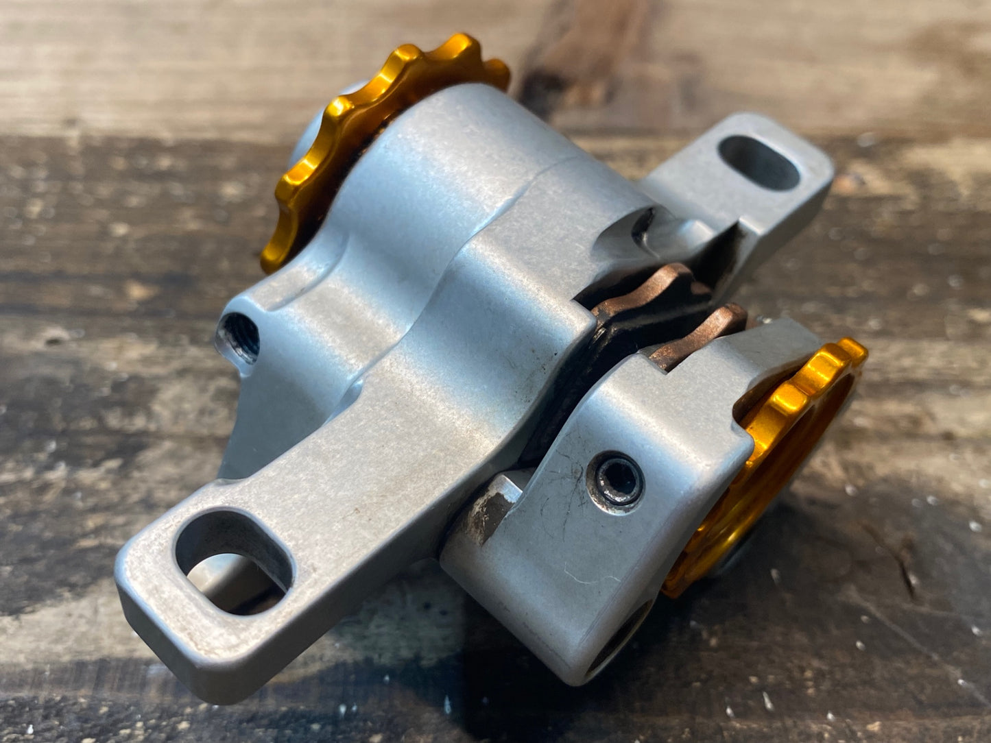 IT183 ポールコンポーネント PAUL COMPONENT クランパー KLAMPER 機械式ディスクブレーキキャリパーセット ポストマウント ショートプル シルバー