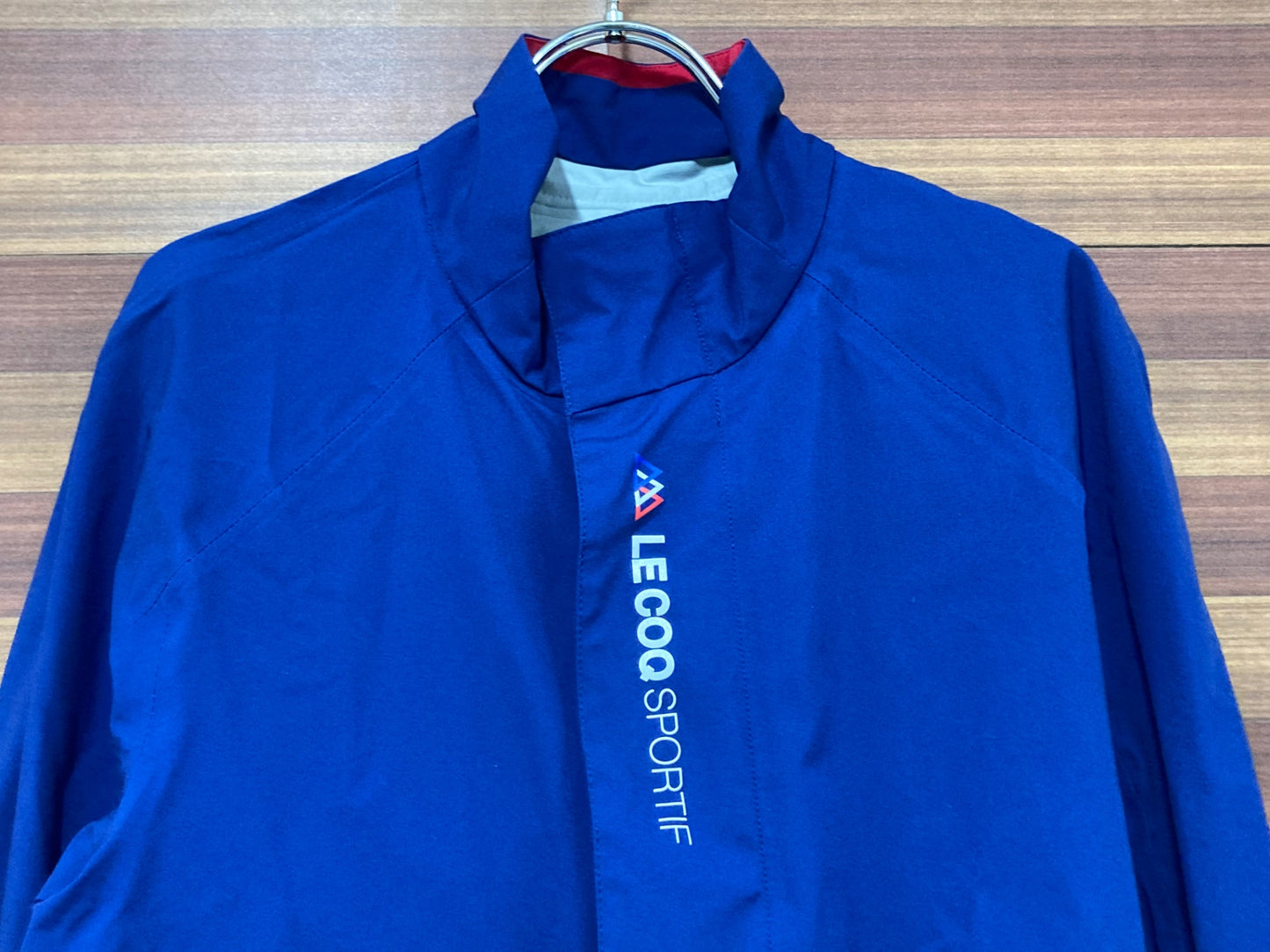 IO073 ルコックスポルティフ le coq sportif 長袖 サイクルジャケット 紺 L