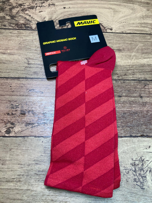 IR276 マヴィック MAVIC Graphic Mosaic Socks 赤 ソックス 39-42